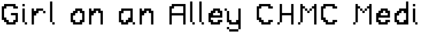 Girl on an Alley CHMC Medium font
