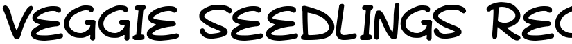 Veggie Seedlings Regular font