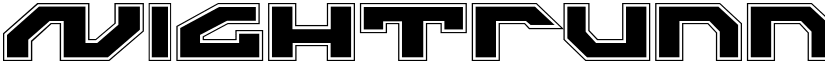 Nightrunner Pro font