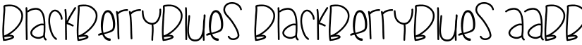 BlackberryBlues BlackberryBlues font