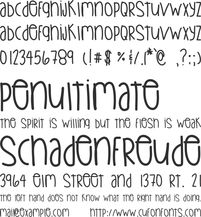 BetterGreatgood font preview