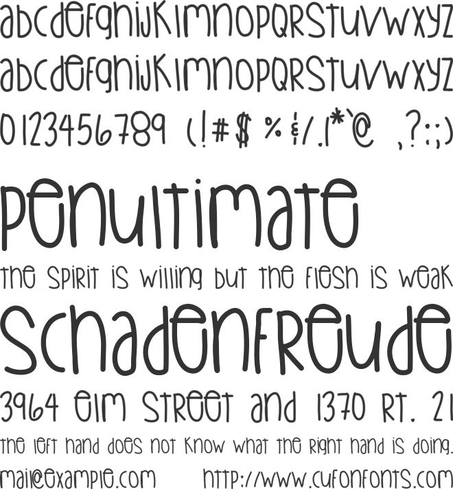 BetterGreatgood font preview
