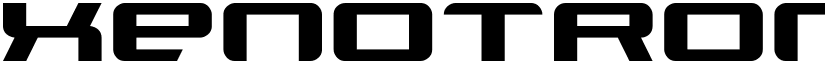 Xenotron Broadstroke font