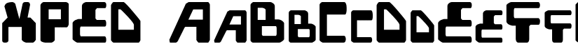 XPED font