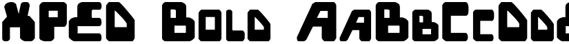 XPED Bold font