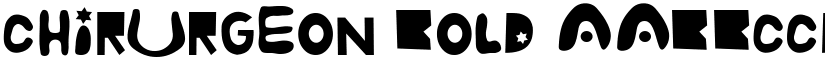 Chirurgeon Bold font