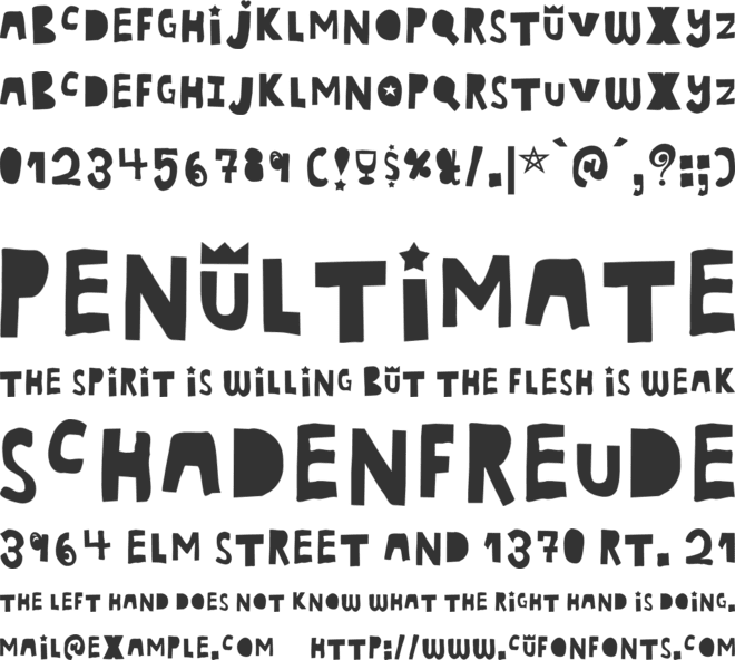 MSMM Olla Magiquero font preview