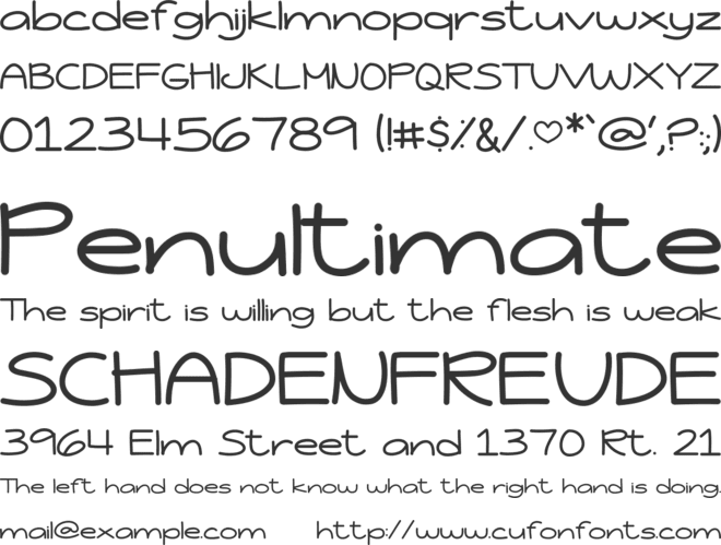 Jessica Elaine font preview