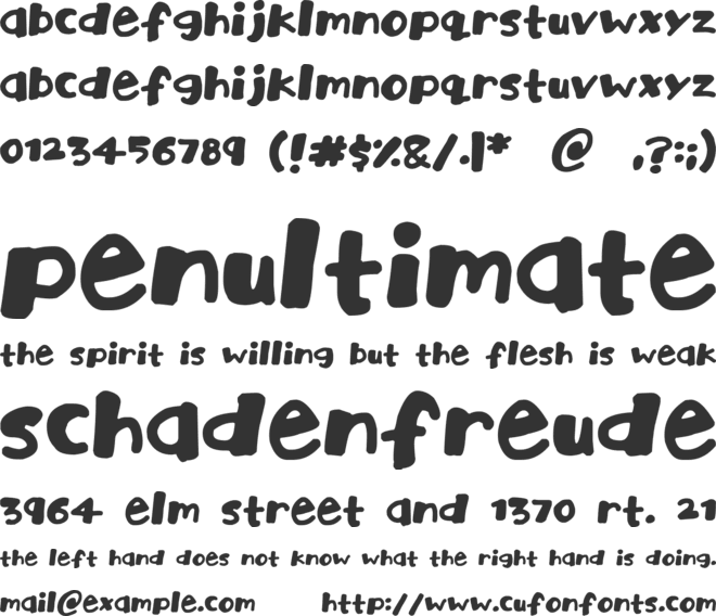 Playtime font preview