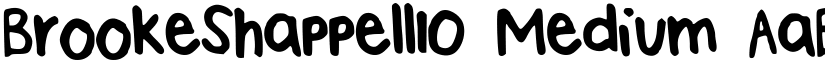 BrookeShappell10 Medium font