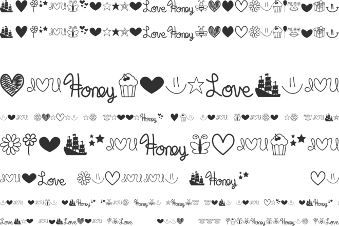 MF Dings font preview