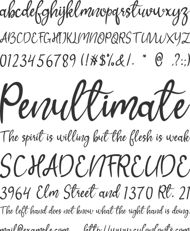 Besbogo font preview