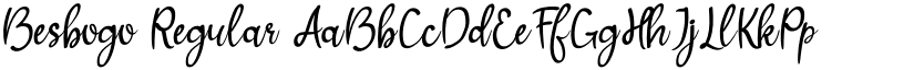 Besbogo font download