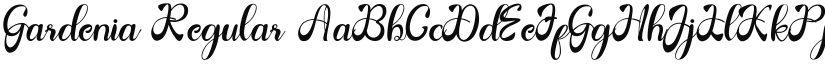 Gardenia font download