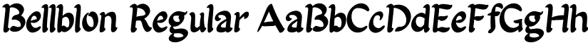 Bellblon Regular font