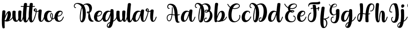 puttroe Regular font