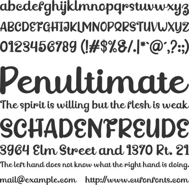 Great Safira font preview