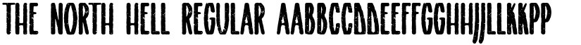 The North Hell Regular font
