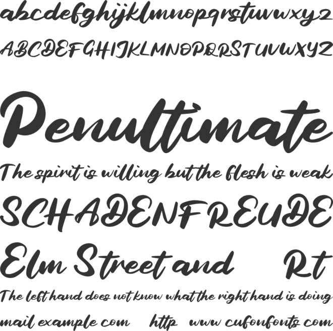 Bagide FREE font preview