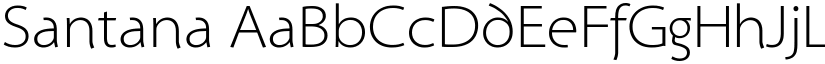 Santana font