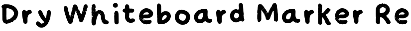 Dry Whiteboard Marker font download
