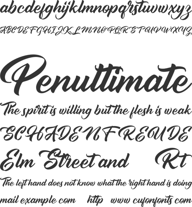Sunniland FREE font preview