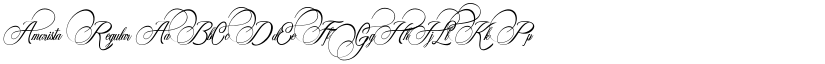 Amorista Regular font