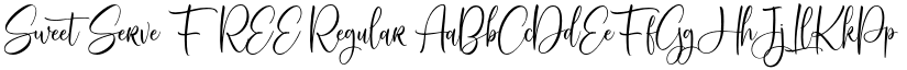 SweetServe FREE font download