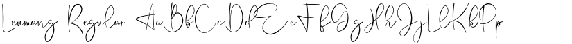 Leumang Regular font