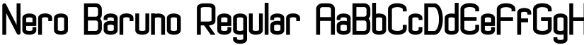 Nero Baruno Regular font