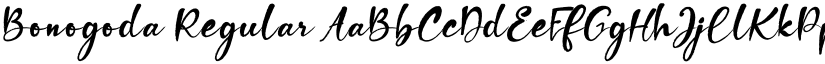 Bonogoda Regular font