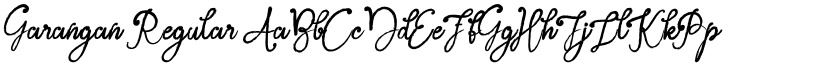 Garangan Regular font