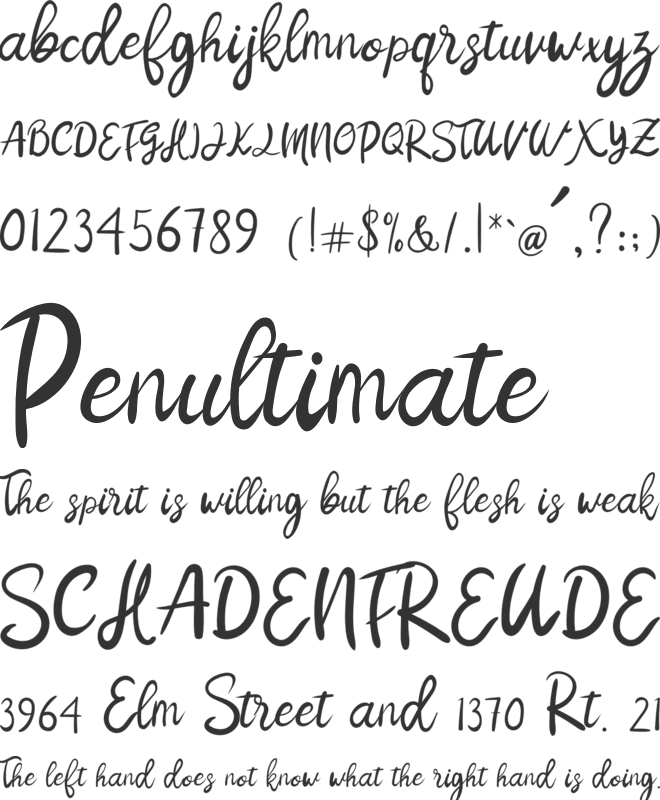 Nila Ambar font preview