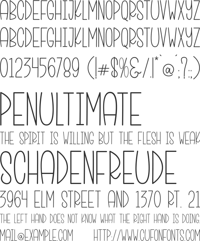 Summer Flowers font preview