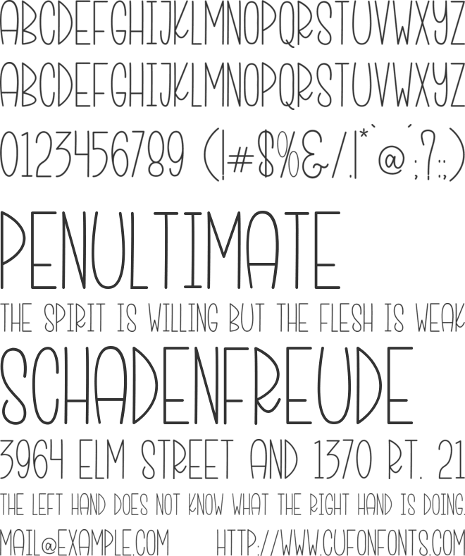 Summer Flowers font preview