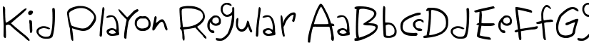 Kid Playon Regular font