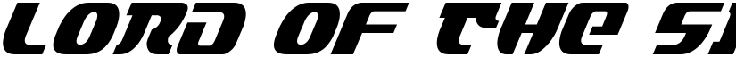 Lord of the Sith Cond Italic font