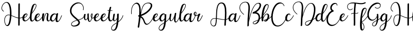 Helena Sweety Regular font