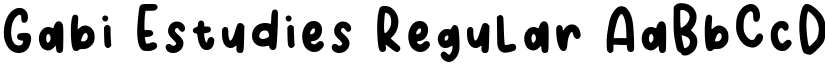 Gabi Estudies Regular font