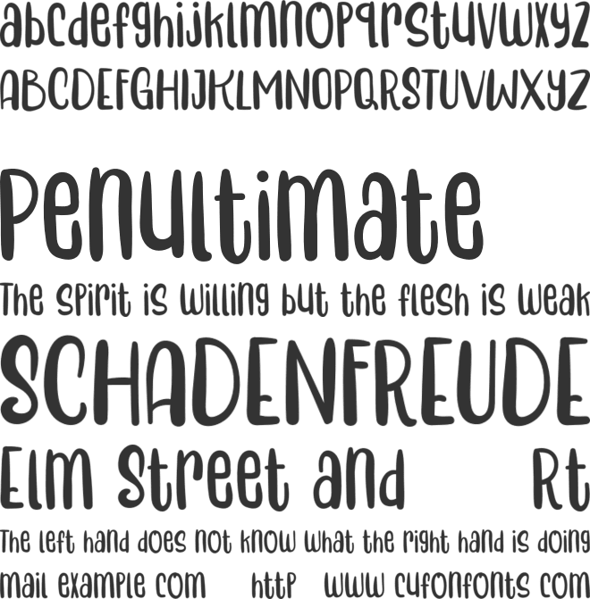 Harmonia FREE font preview