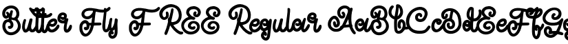 Butter Fly FREE font download
