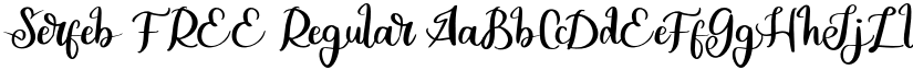 Serfeb FREE font download