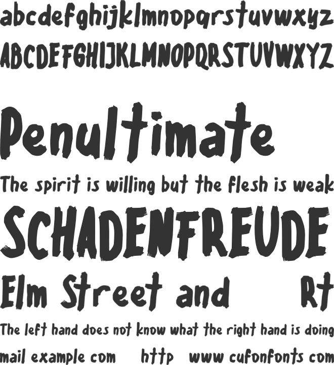 Enicye FREE font preview