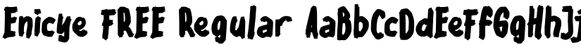 Enicye FREE Regular font