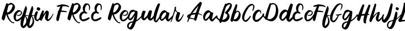 Reffin FREE Regular font