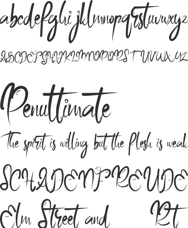 Pastilec FREE font preview