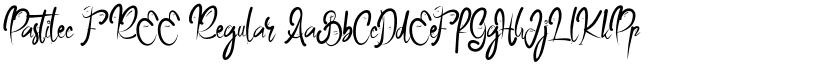 Pastilec FREE Regular font