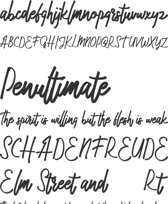 Malikec FREE font preview