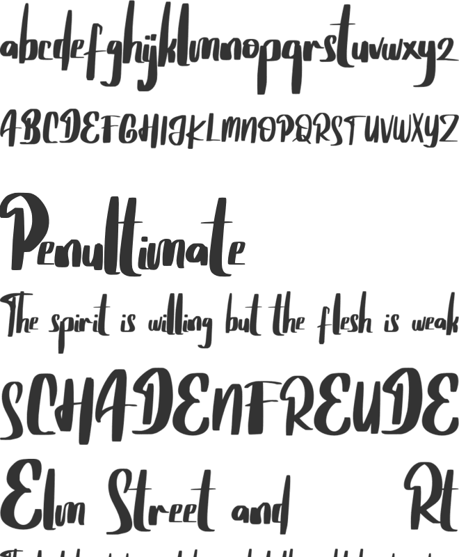 Honey Moon FREE font preview