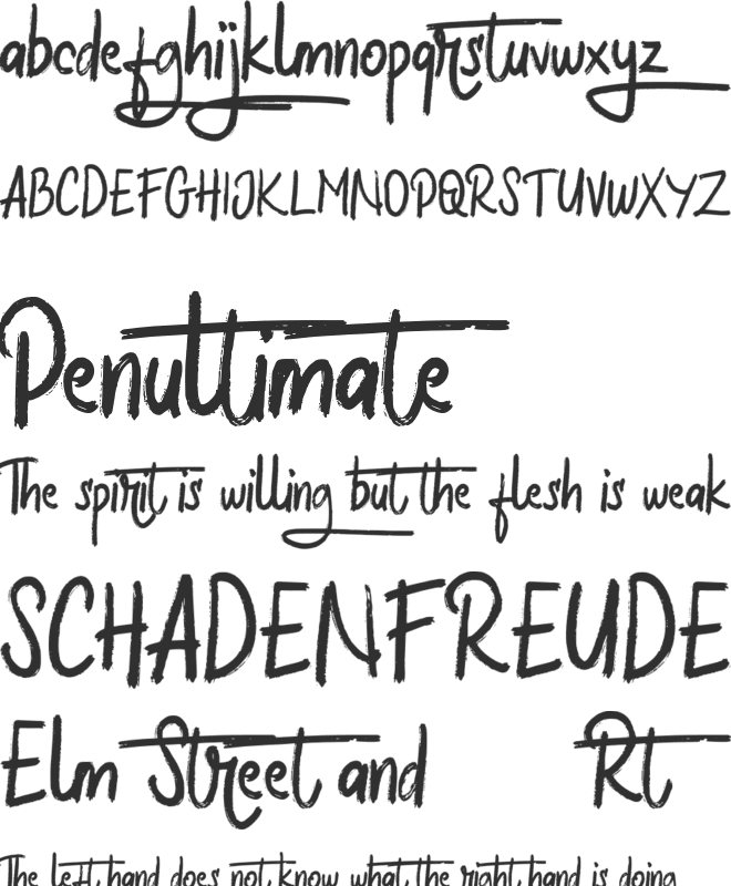 Halybed FREE font preview